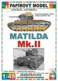 Střední tank Matilda Mk.II - Afrika Corps 1942