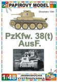 PzKfw. 38(t) Aus F. - Slovensko 1944