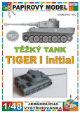 Těžký tank Tiger I initial - Leningrad 1942