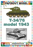 Tank T-34/76 model 1943 - Žižka