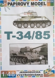 T-34/85 - zimní kamufláž