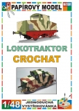 Lokotraktor Crochat - kamufláž