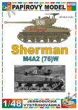 Sherman M4A2(76)W - Vienna 1945