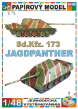 Sd.Kfz. 173 Jagdpanther -kamufláž