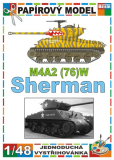 Sherman M4A2(76)W - Korea 