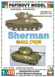 Sherman M4A2(76)W - Wehrmacht 1945
