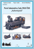 Parní lokomotiva řady 310.0 ČSD "Kafemlejnek"