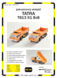 Tatra 813 8x8 S1 - jednostranný sklápěč