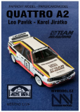 Audi Quatrro A2 - Leo Pavlík - Rallye Tatry 1985