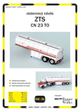 ZTS CN 23 TO - cisternový návěs Benzina