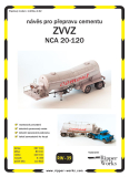 NCA 20-120 ZVVZ-návěs pro přepravu cementu