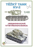 Těžký tank KV-2 - zimní kamufláž