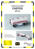 Chepos CP 11 cisternový přívěs (Benzina)