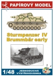 Brummbär early - Sturmpanzer IV