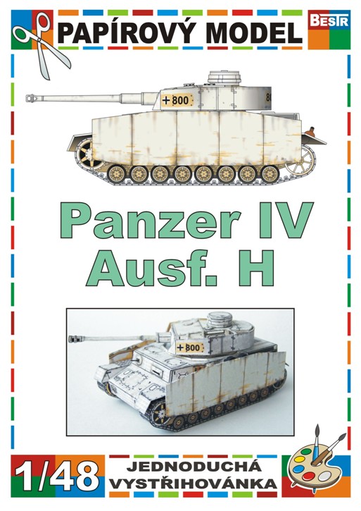 Panzer IV Ausf. H (zimní kamufláž)