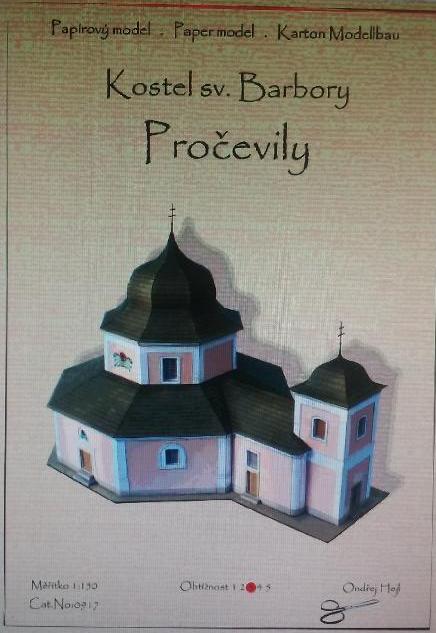 Pročevily - kostel sv.Barbory