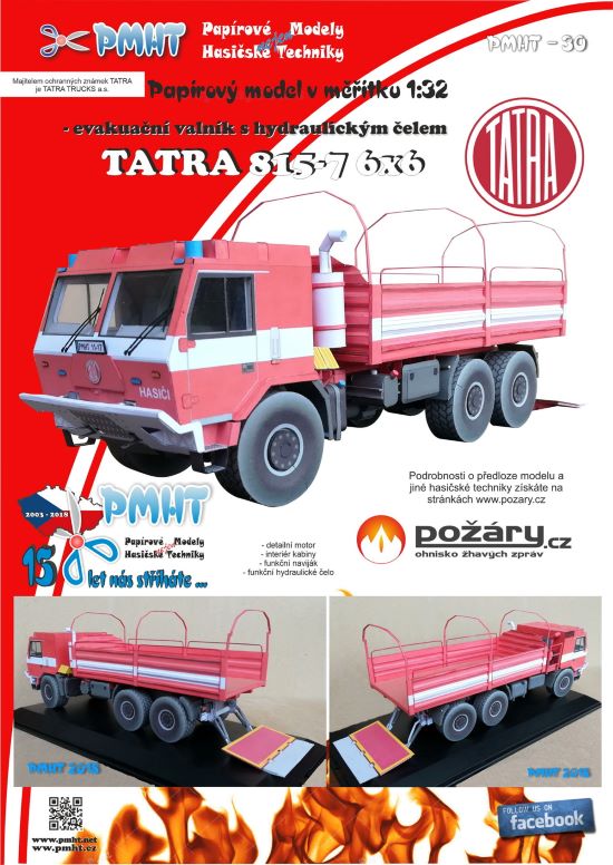 Tatra 815-7 6x6 - evakuační valník