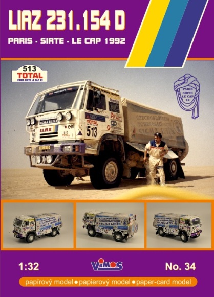 Liaz 231.154 D (Paris-Sirte-Le Cap 1992)