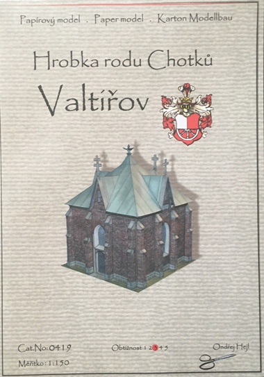 Valtířov - hrobka rodu Chotků