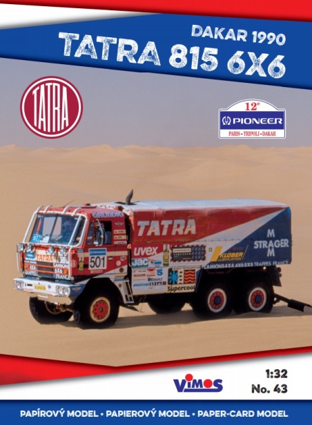 Tatra 815 6x6 - Rallye Paris - Tripoli - Dakar 1990