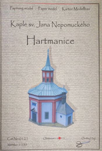 Hartmanice - kaple sv.Jana Nepomuckého
