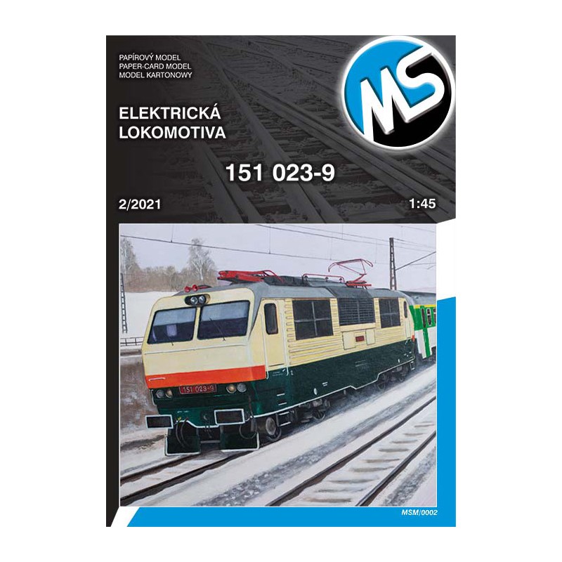 Elektrická lokomotiva řady 151 023-9 (1:45)