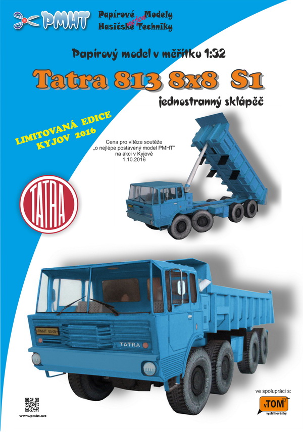 Tatra 813 8x8 S1 - modrá