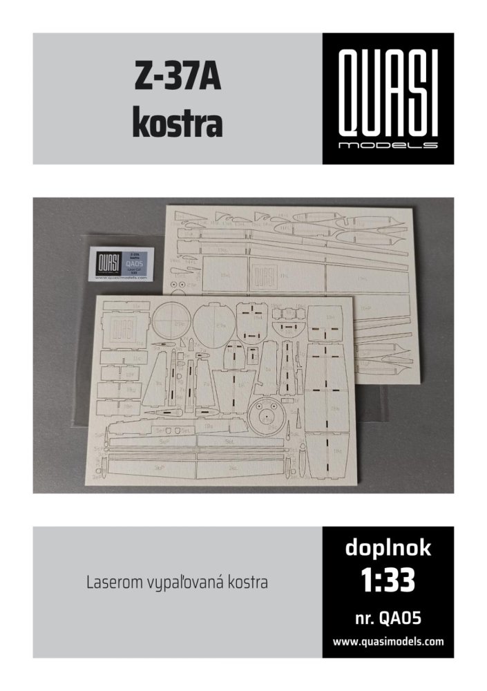 Kostra letadla - Zlín Z-37A - Čmelák