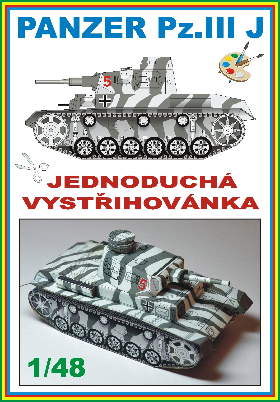 Panzer Pz.III J - kamufláž