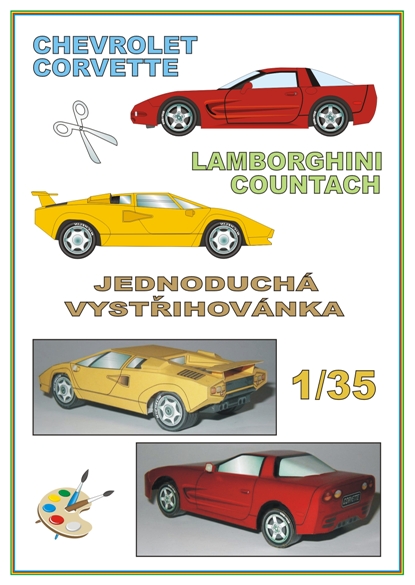 Chevrolet Corvette+Lamborghini Countach
