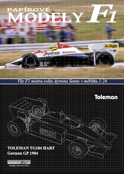 Toleman TG184 - Ayrton Senna, Germany GP 1984