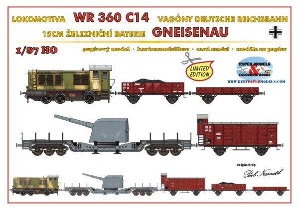 Lokomotiva WR 360 C14, baterie Gneisenau