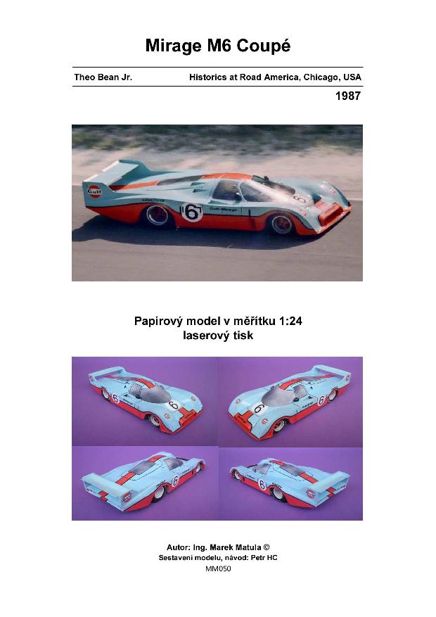 Mirage M6 Coupé 1987 (MM050)